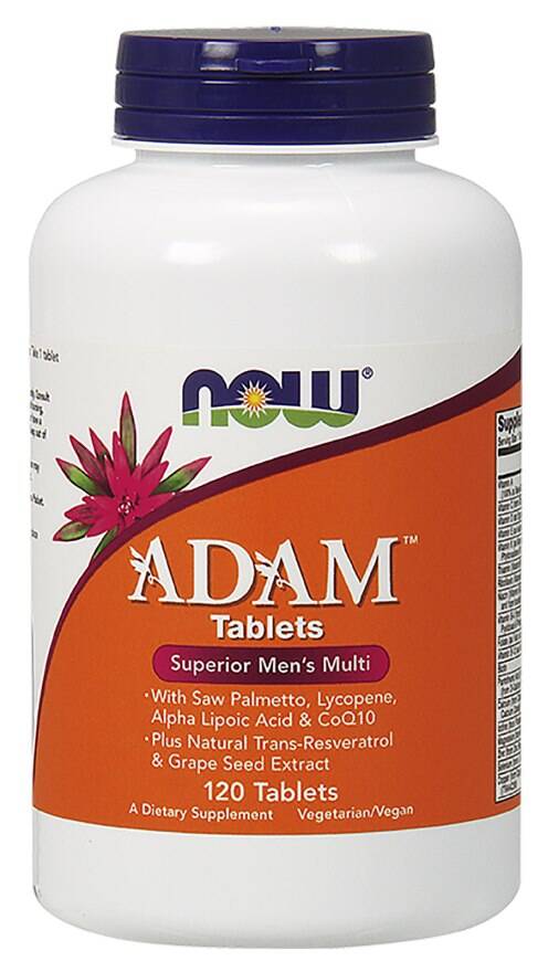 ADAM Multivitamin til mænd – 120 tabletter – Nuvalia