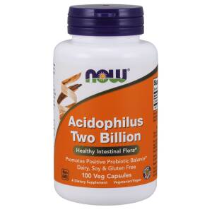 Acidophilus Two Billion – 100 vcaps – Nuvalia