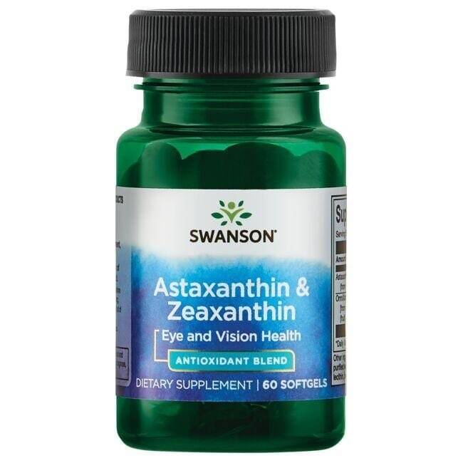 Astaxanthin og zeaxanthin – 60 bløde kapsler – Nuvalia