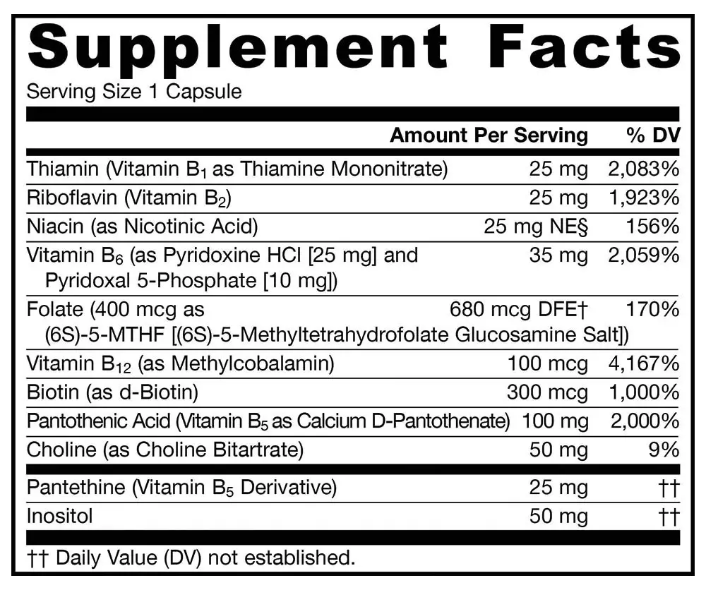 B-Right® - Jarrow Formulas | 100 veganske kapsler - Billede 2