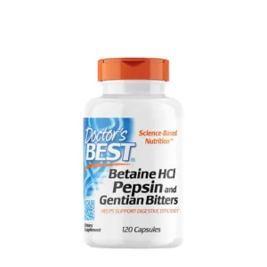 Betaine HCl Pepsin & Gentian Bitters - 120 caps