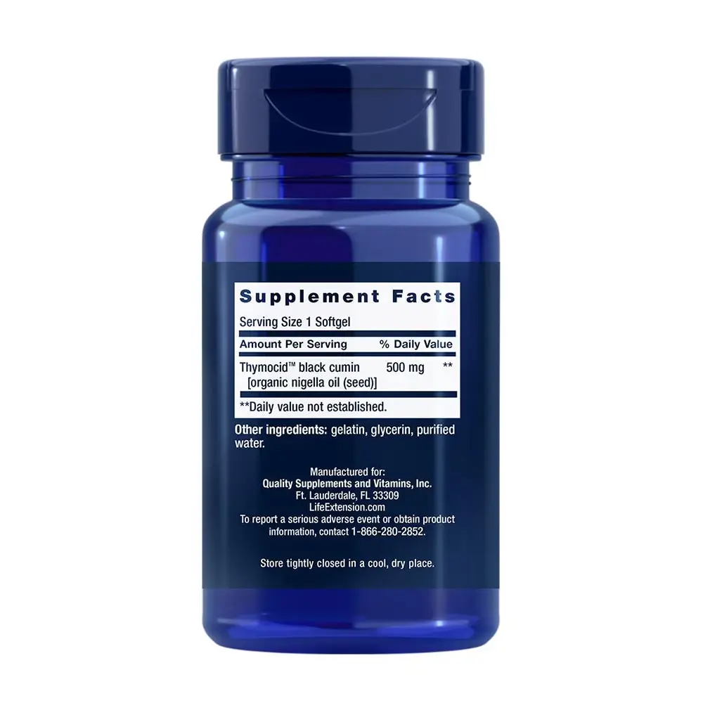 Black Cumin Seed Oil – 60 softgels - Billede 2