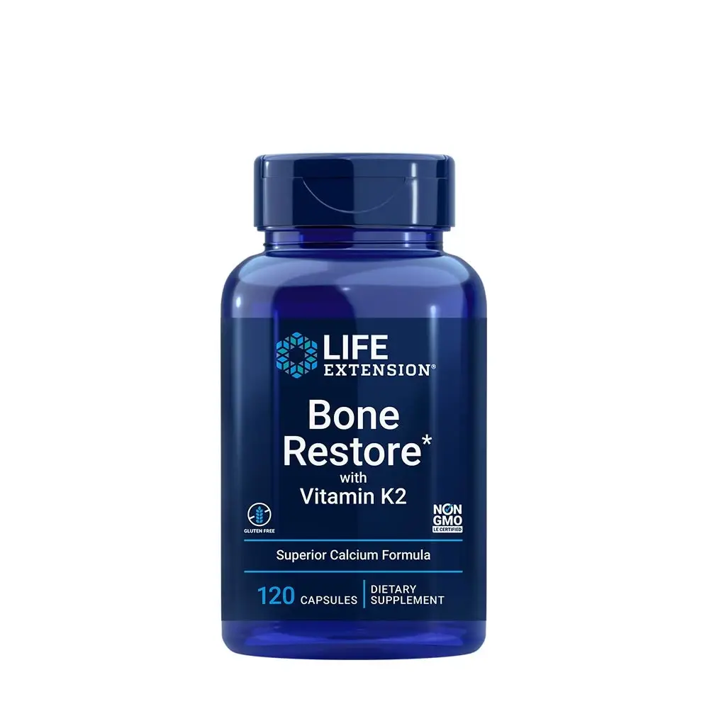 Bone Restore med vitamin K2 – 120 kapsler – Nuvalia