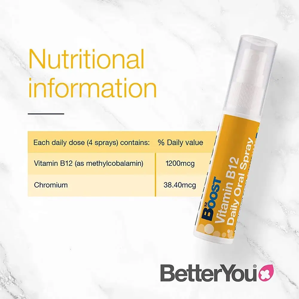 Boost B12 Oral Spray – 25 ml - Billede 2