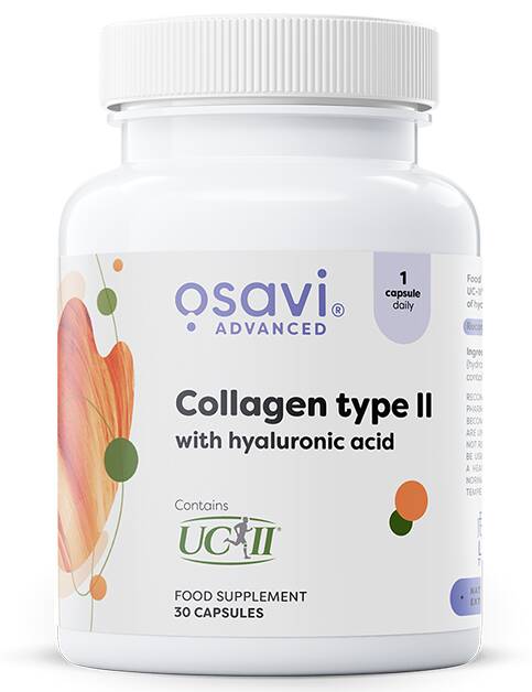 Kollagen type II med hyaluronsyre – 30 kapsler – Nuvalia