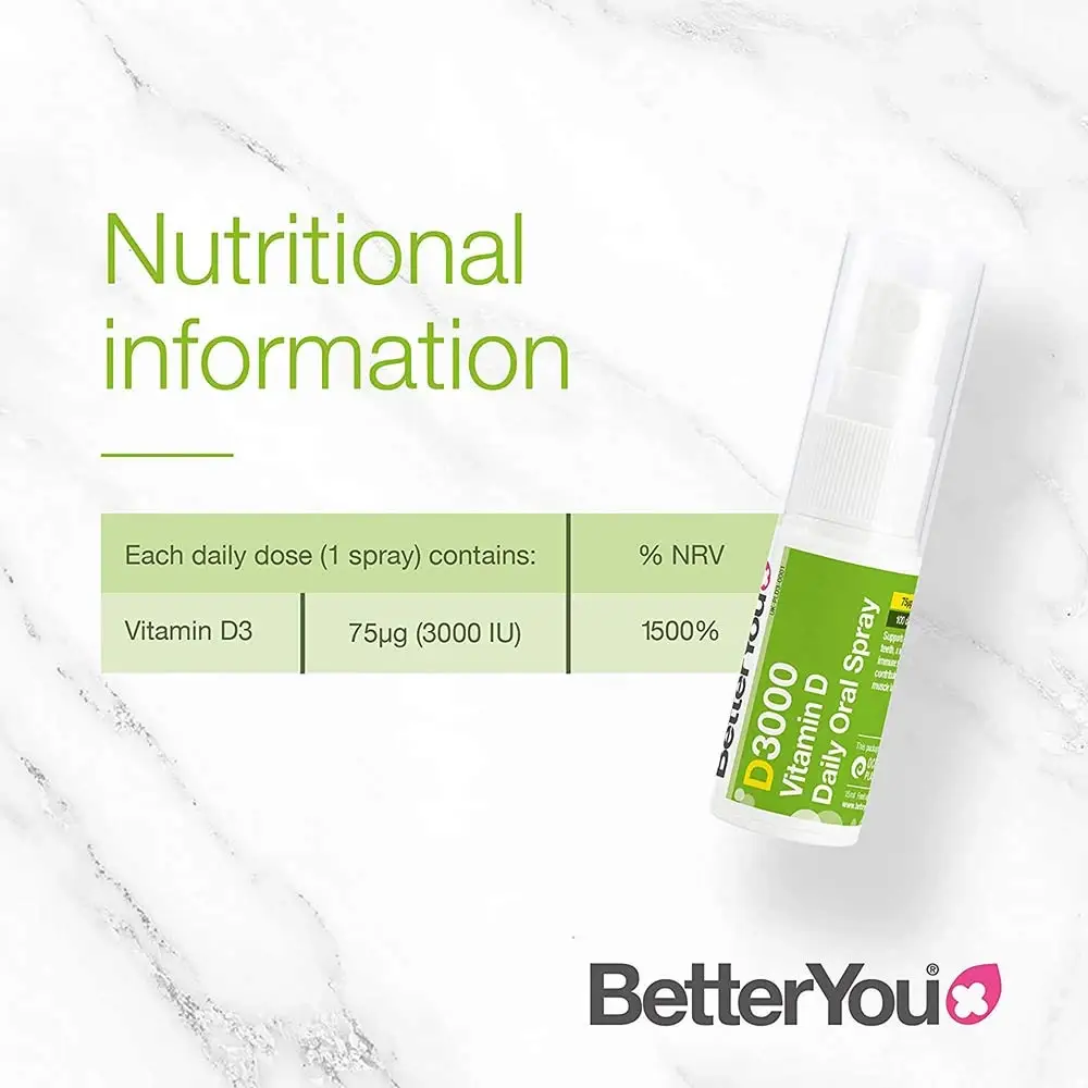 Daglig vitamin D-mundspray – 15 ml – Nuvalia