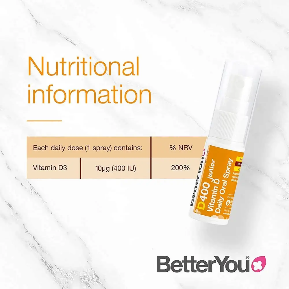 DLux Junior Daily Vitamin D Oral Spray – 15 ml - Billede 2