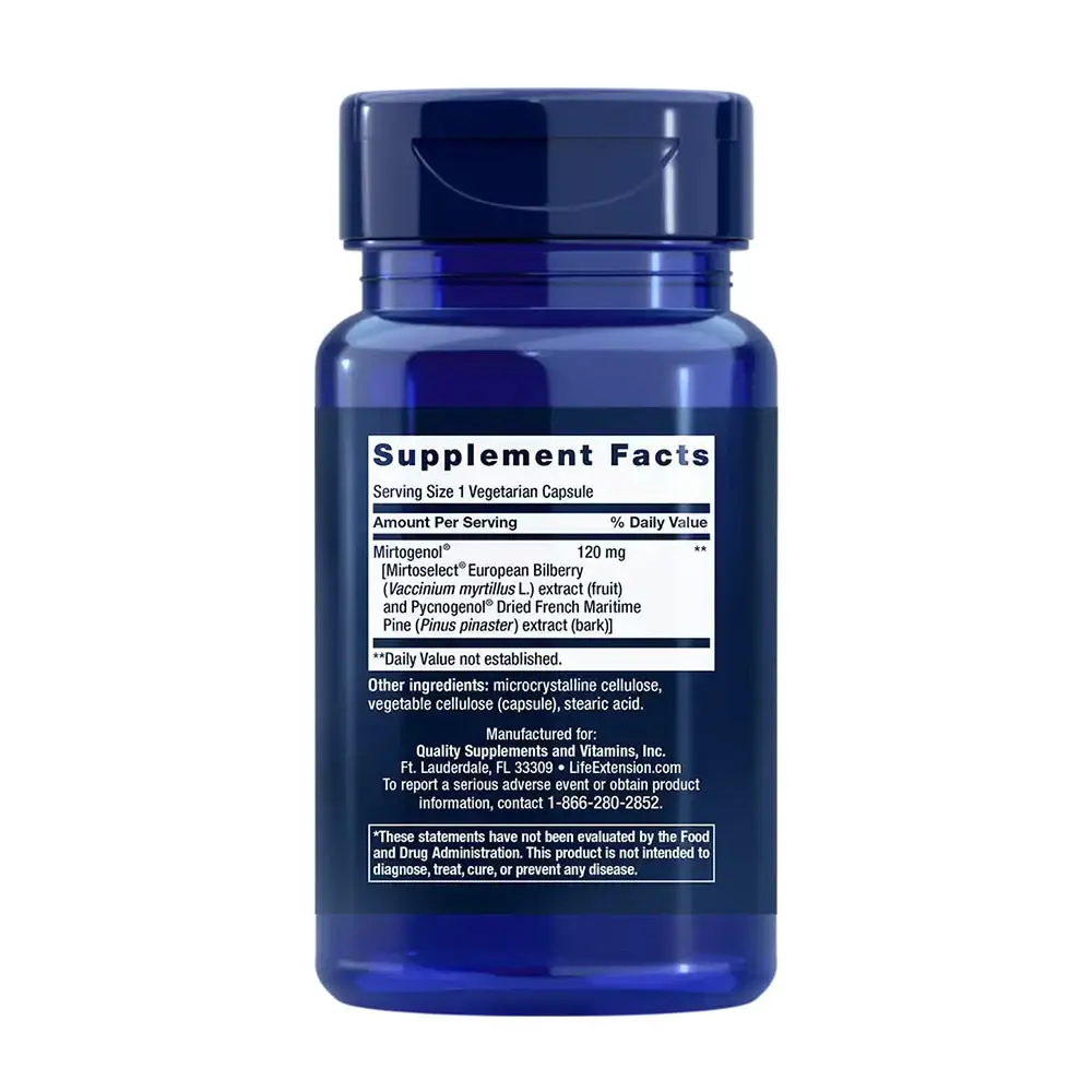 Eye Pressure Support med Mirtogenol – 30 vcaps - Billede 2
