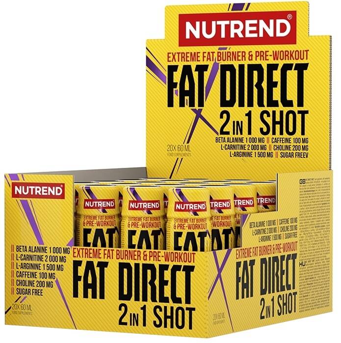 Fat Direct 2-i-1 Shot – 20 x 60 ml – Nuvalia