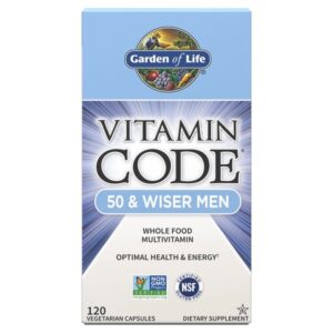 Vitamin Code 50 & Wiser Men - 120 vcaps