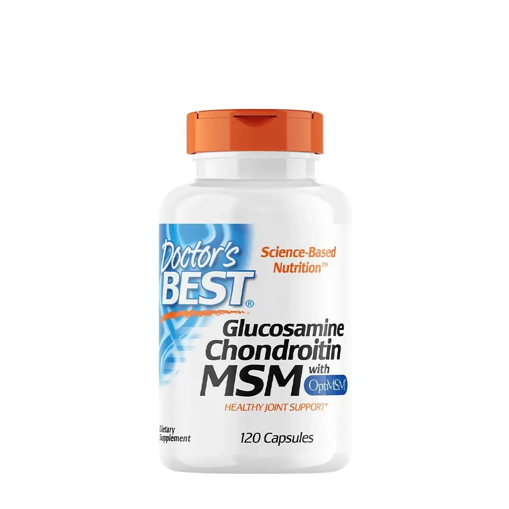 Glukosamin, kondroitin og MSM med OptiMSM – 120 kapsler – Nuvalia