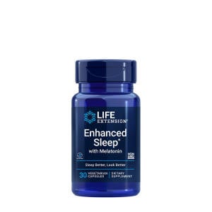 Life Extension – Bedre søvn med melatonin (30 vegetabilske kapsler) – Nuvalia