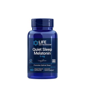 Life Extension – Quiet Sleep Melatonin 5 mg (60 vegetabilske kapsler) – Nuvalia