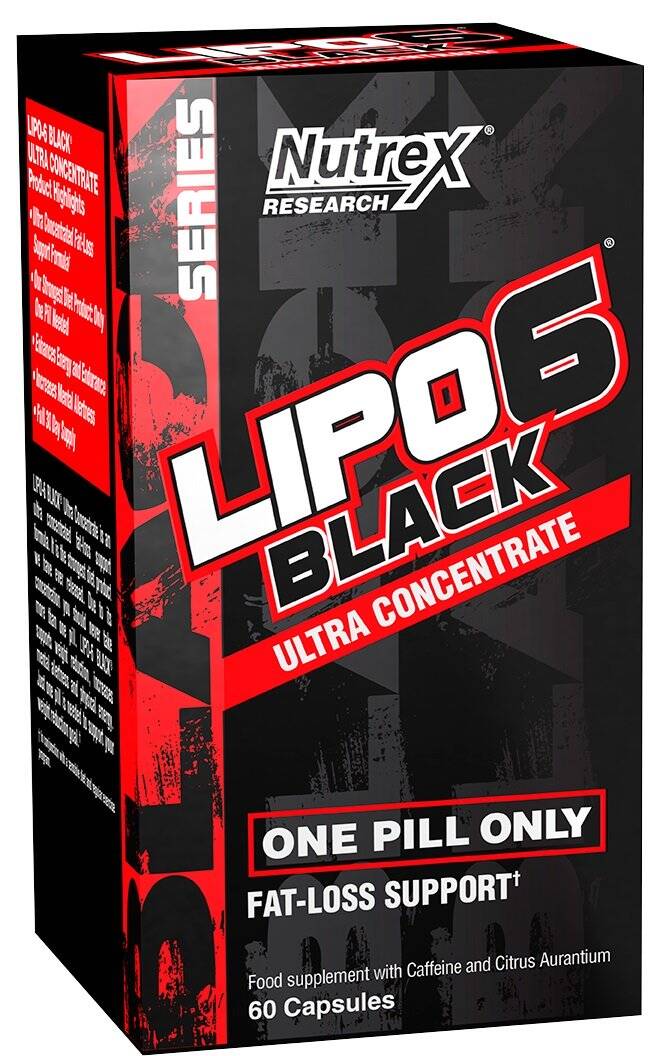 Lipo-6 Black Ultra Concentrate – 60 kapsler – Nuvalia
