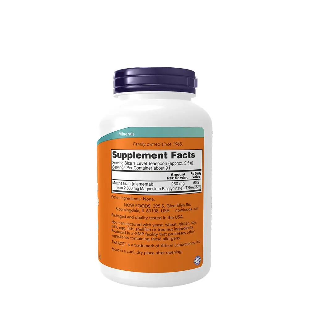 Magnesium Bisglycinate Powder – 227g - Billede 2