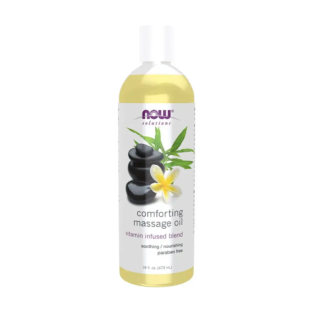 NOW Beroligende massageolie (473 ml) - Nuvalia