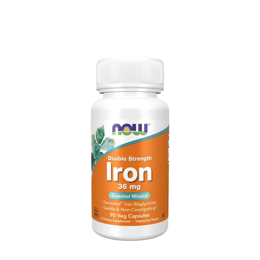 NOW Iron 36 mg Ferrochel® (90 kapsler) - Nuvalia