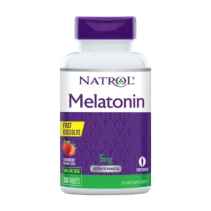 Natrol - Melatonin 5 mg 150 Jordbærtabletter