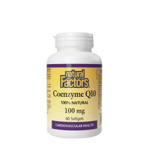 Natural Factors Coenzyme Q10 100 % Natural 100 mg (60 Softgels) - Nuvalia