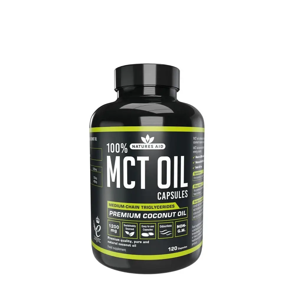 Natures Aid MCT-oliekapsler (120 kapsler) – Nuvalia
