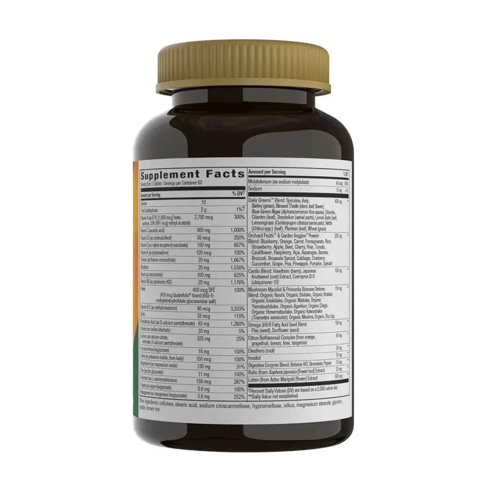 Natures Way Alive!® Max3 Potency Multivitamin (180 Tabletter) - Billede 2