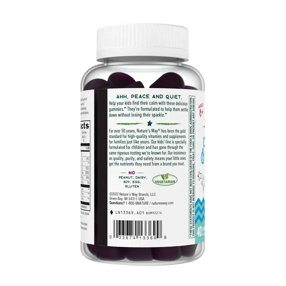 Natures Way Kids Cool, Calm & Collected (40 Gummies) - Billede 3