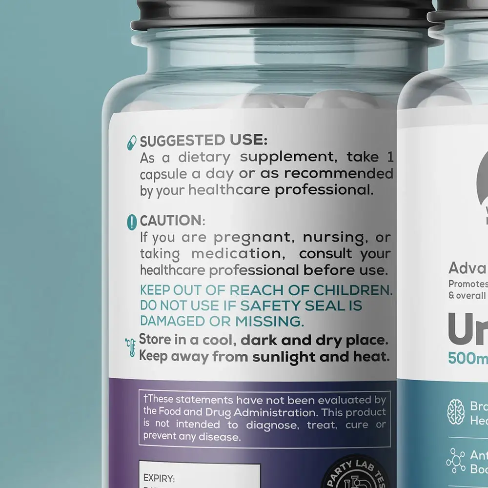 Oly Urolithin A 500 mg (60 kapsler) - Billede 2