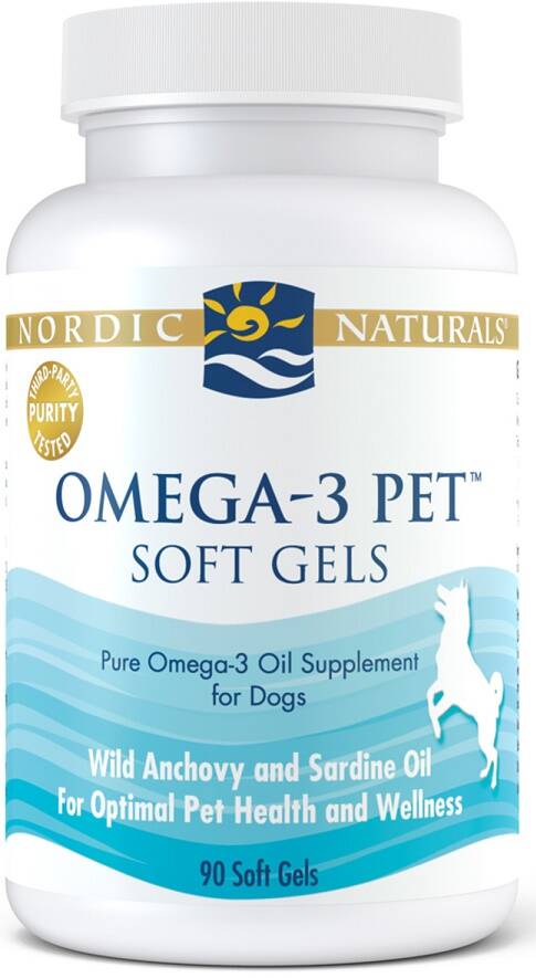 Omega-3 til kæledyr – 90 bløde kapsler – Nuvalia