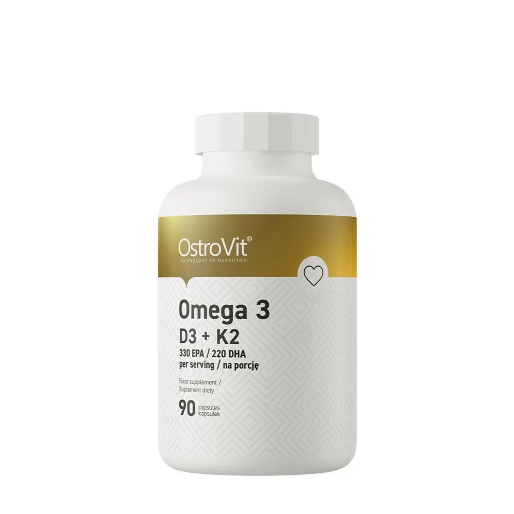 Ostrovit Omega 3 D3 + K2 (90 kapsler) - Nuvalia