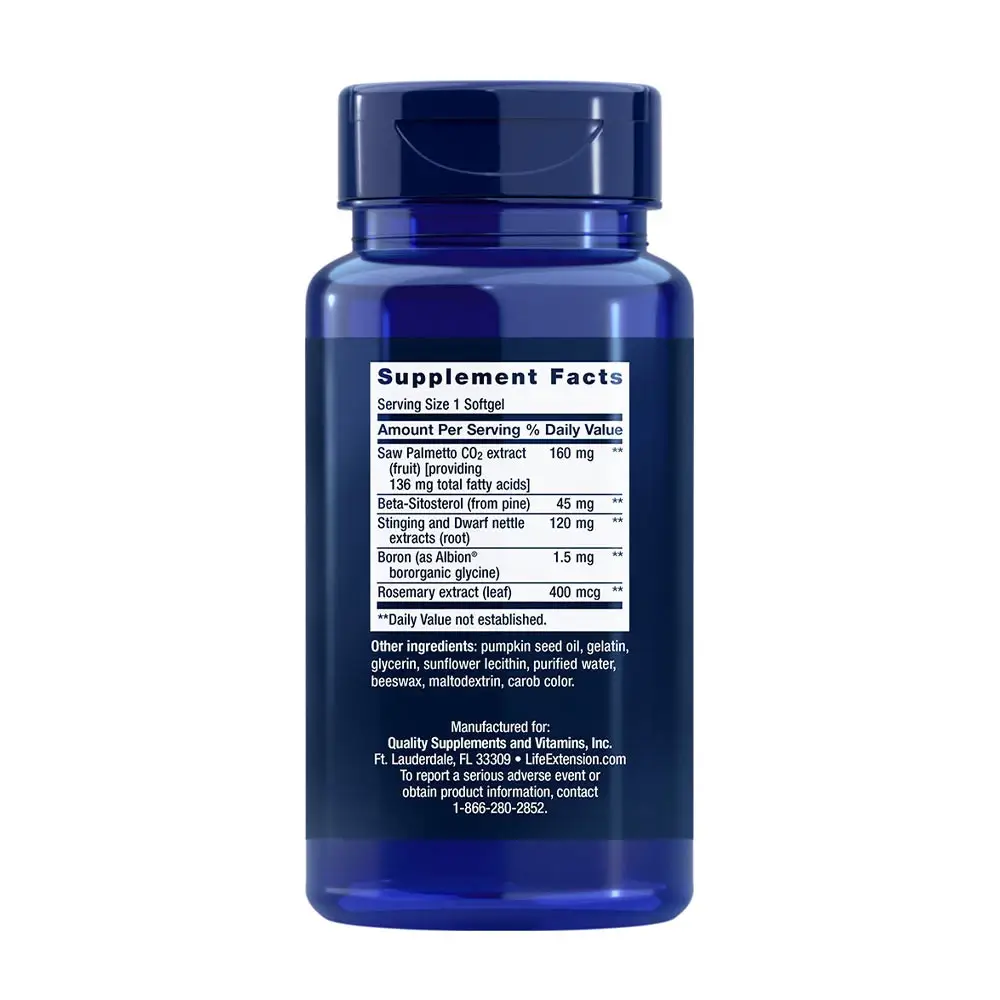 PalmettoGuard Saw Palmetto/Nettle Root with Beta-Sitosterol – 60 softgels - Billede 2