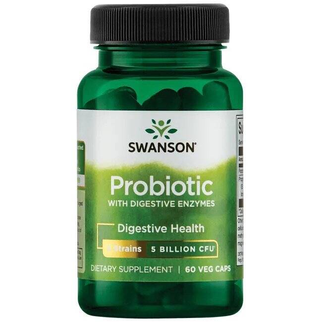 Probiotikum med fordøjelsesenzymer – 60 vcaps – Nuvalia