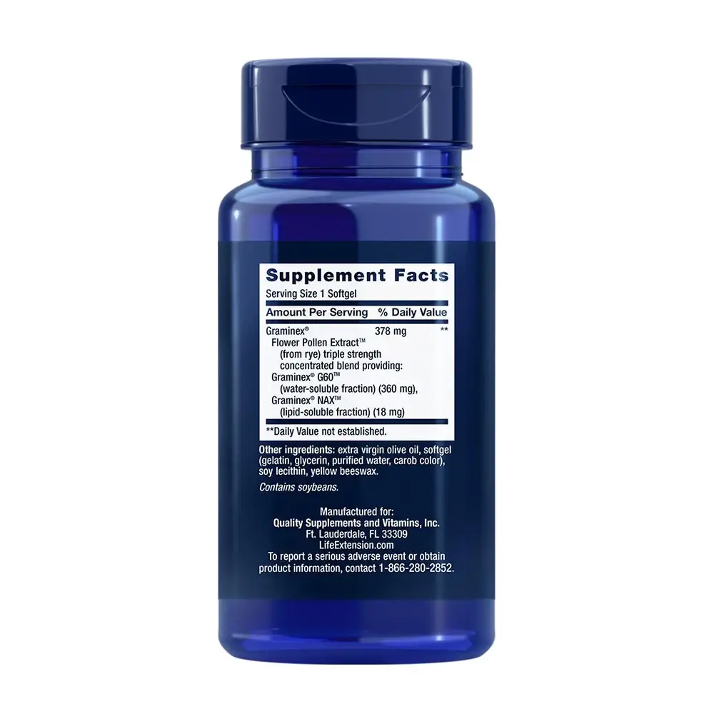 ProstaPollen Triple Strength – 30 softgels - Billede 2