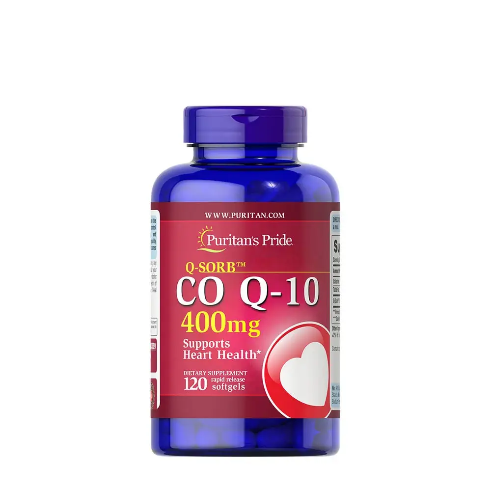 Puritan's Pride Q-Sorb™ CO Q-10 400 mg (120 bløde kapsler) - Nuvalia