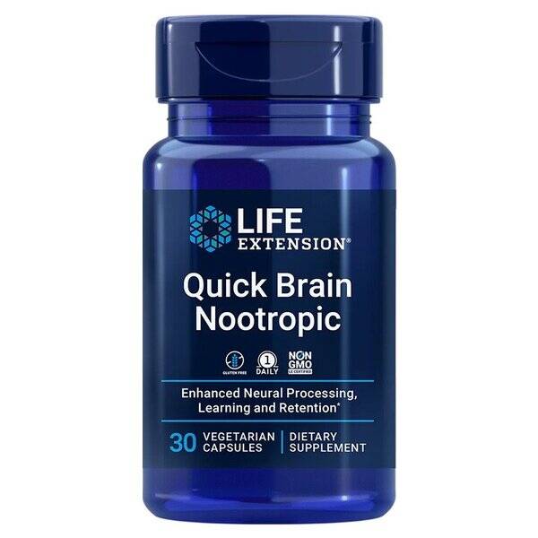 Quick Brain Nootropic – 30 vcaps – Nuvalia