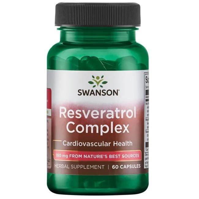Resveratrol-kompleks – 60 kapsler – Nuvalia