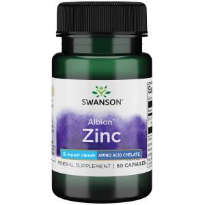 SWANSON Albion Zinkchelater 15 mg 60 kapsler - Nuvalia