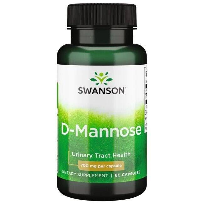SWANSON D-mannose 700 mg 60 kapsler - Nuvalia