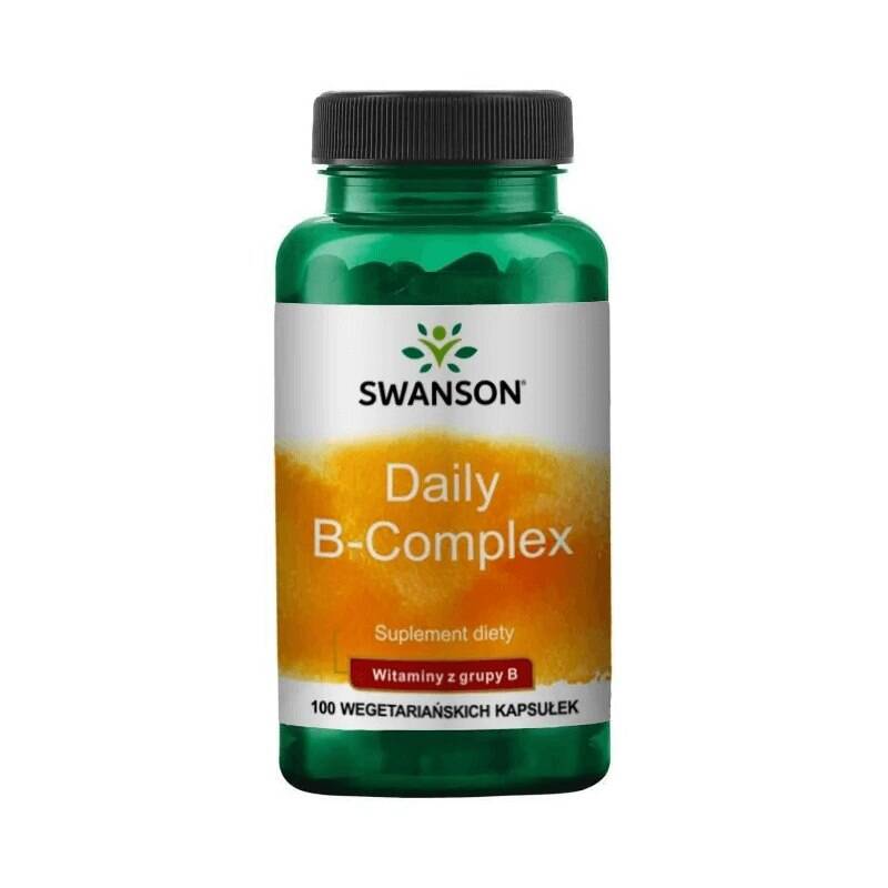 SWANSON Daily B-kompleks 100 kapsler - Nuvalia