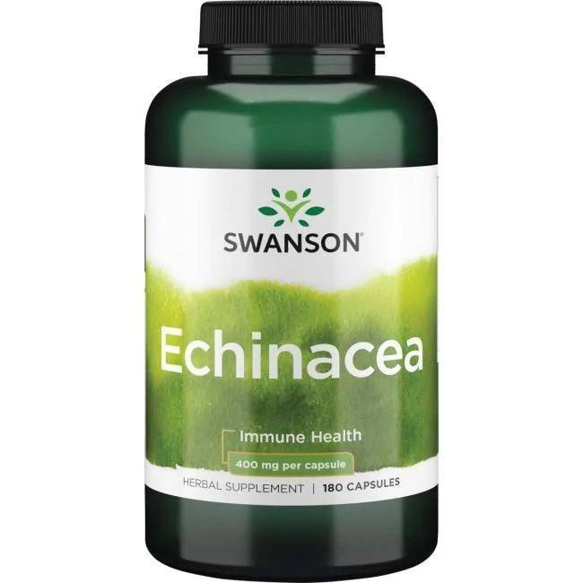 SWANSON Echinacea 400 mg 180 kapsler - Nuvalia
