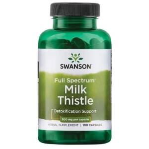 SWANSON FS Milk Thistle 500mg 100 kaps - Nuvalia