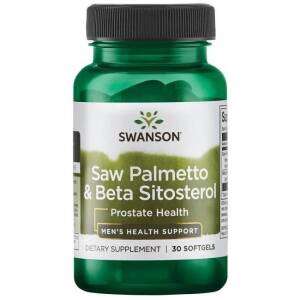 SWANSON Saw Palmetto + Beta-Sitosterol 30vcaps - Nuvalia