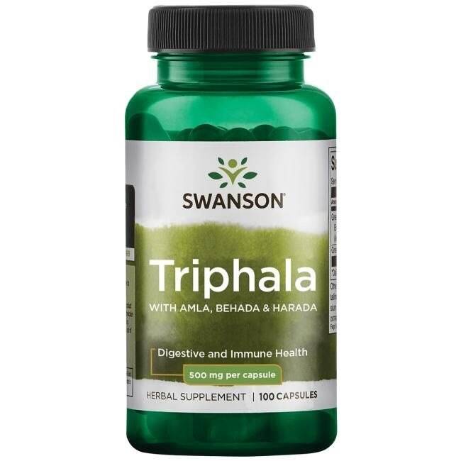 SWANSON Triphala 500 mg 100 kapsler - Nuvalia