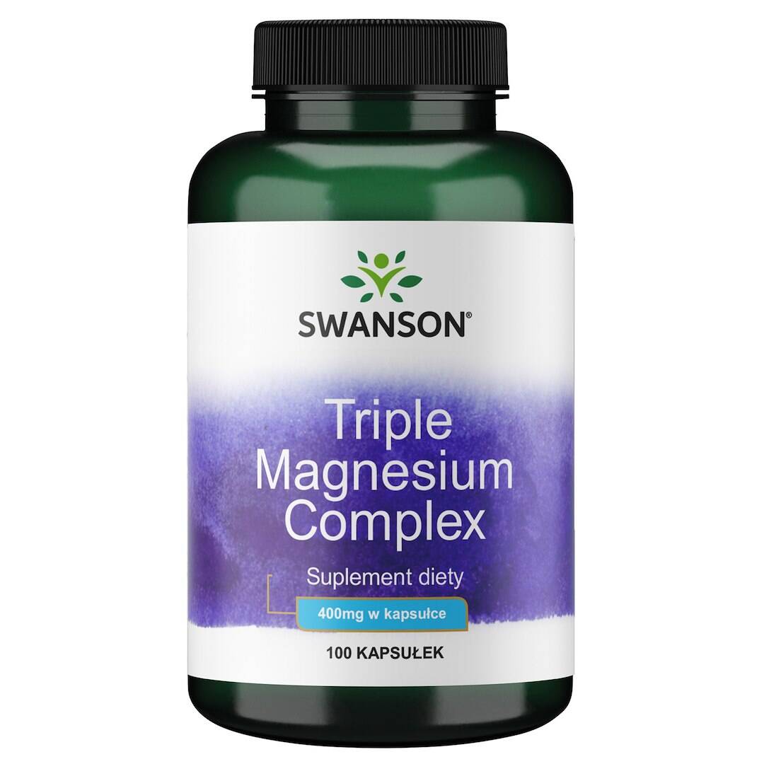 SWANSON Triple Magnesium-kompleks 100 kapsler - Nuvalia