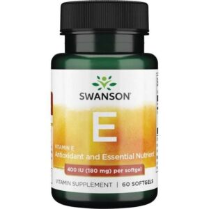 SWANSON Witamina E 400IU 60kaps