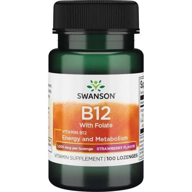 SWANSON Vitamin B-12 1000 mcg 100 sugetabletter – Nuvalia