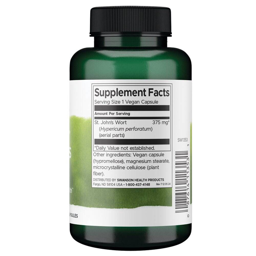 St. John's Wort, 375mg – 120 kapsler - Billede 3