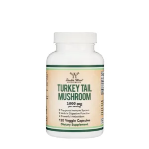 Double Wood Supplements Turkey Tail Mushroom (120 Capsules)