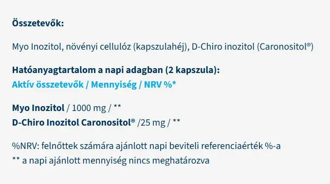 USA medical Myo & D-Chiro Inositol (60 kapsler) - Billede 2