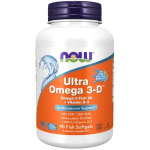 Ultra Omega 3-D with Vitamin D-3 - 90 softgels - Nuvalia