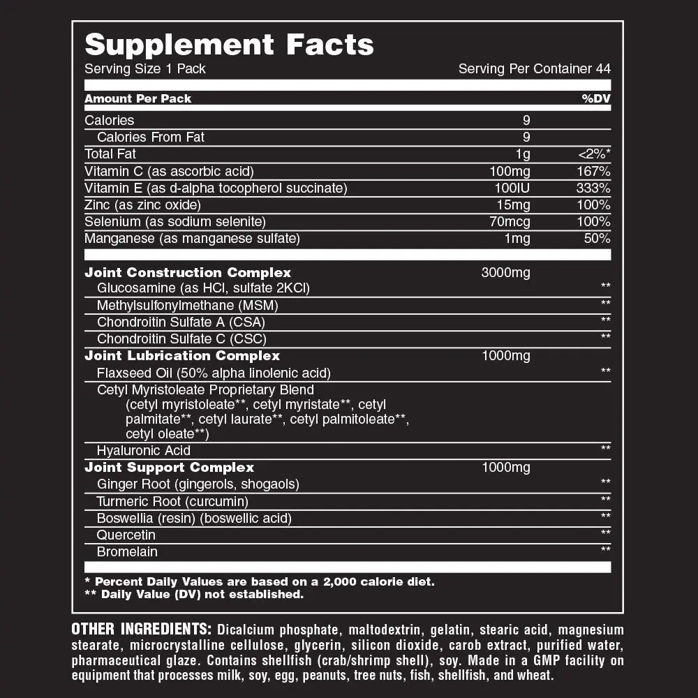 Universal Nutrition Animal Flex (44 Pakker) - Billede 7